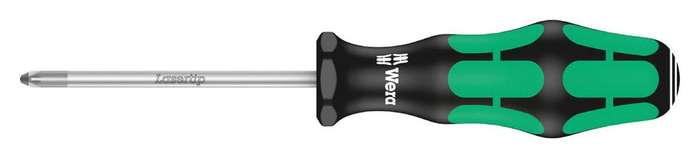 Wera (355 PZ1 X 80) Z1 X 80mm Kraftform Plus Round Blade Screwdriver