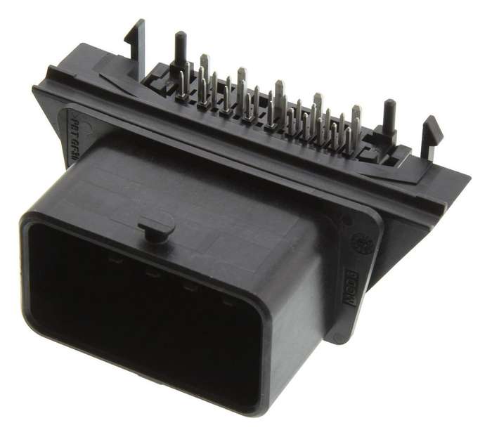Molex (47745-0100) Automotive Connector, 28 Contacts, Solder Pin