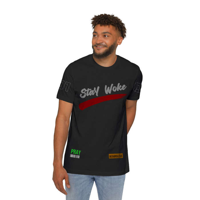 Staywoke unisex T-shirt - Black