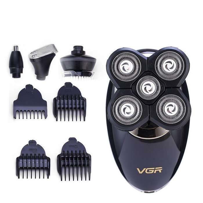 4 in 1 Rotary Electric Shaver Wet and Dry Hair Rechargeable Clipper