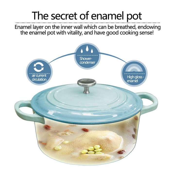 Cast Iron Pot Set -7 Piece