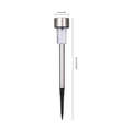 Stainless steel Solar floor lamp 10pcs Solar Light Set  (Floor Mount Pack of 1)