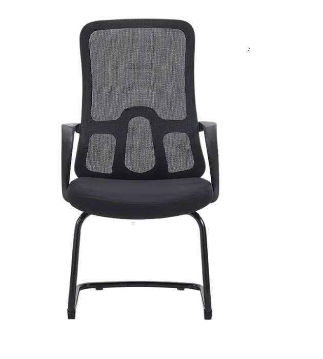 Visitor Office Chair - Breathable Mesh backrest-Black Colour