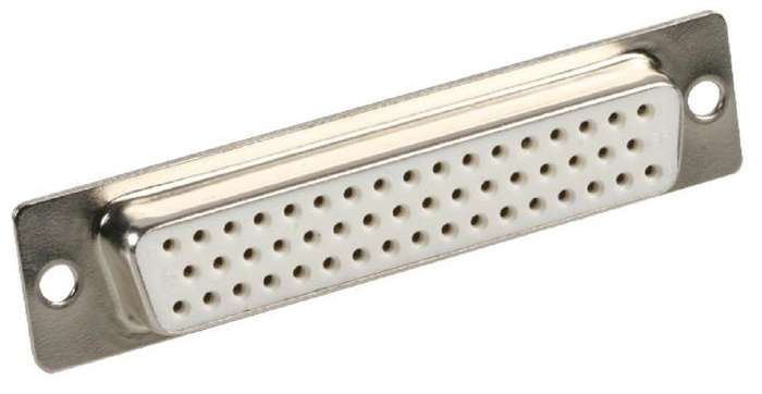 Multicomp Pro (5502-50SA-01-F1) D Sub Connector, Receptacle,50 Contacts,