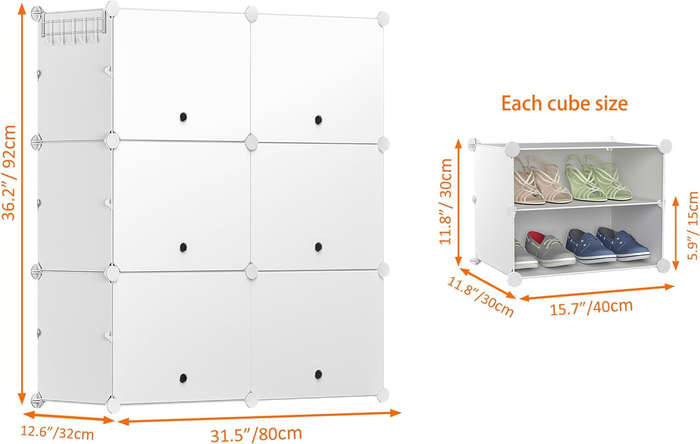 32 Pair Shoe Rack Organizer