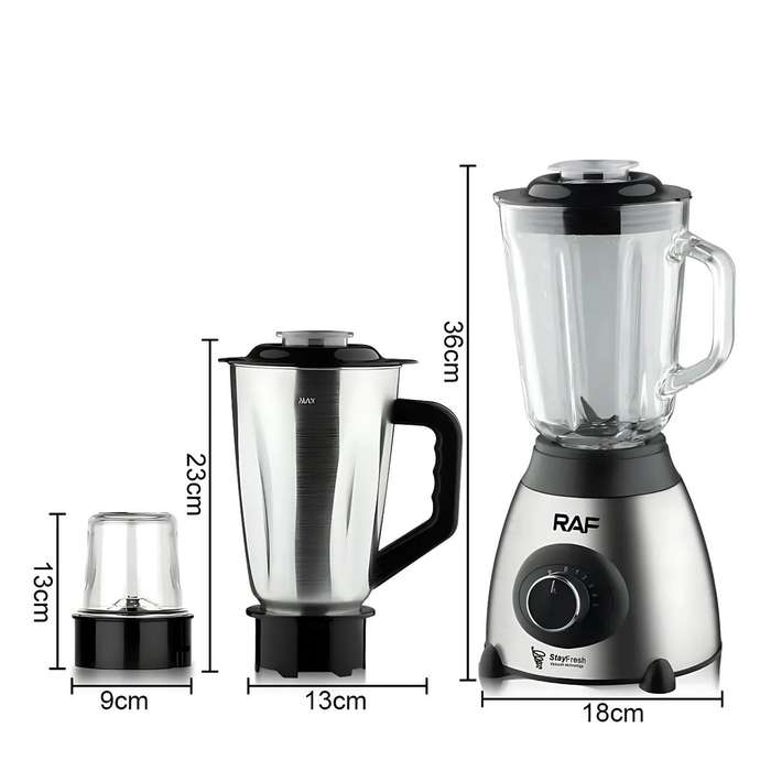 RAF 3 in 1 1000w Electric Blender