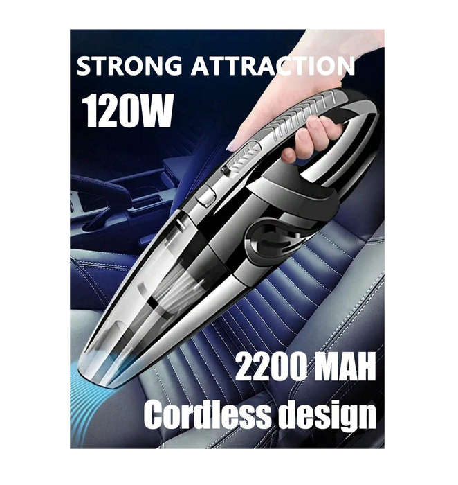 Wet & Dry Wireless Vehicle Vacuum Cleaner