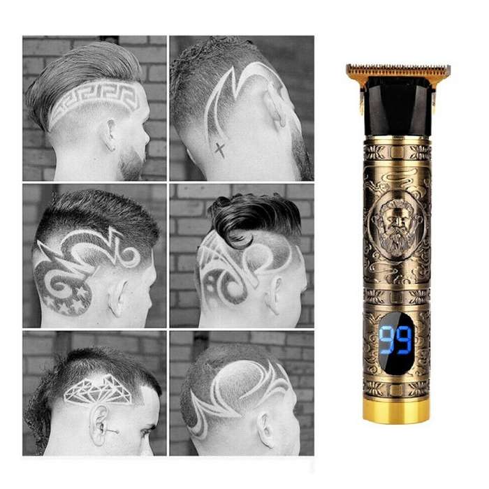 Professional LED Display Hair Clipper/Trimmer Electric Rechargeable