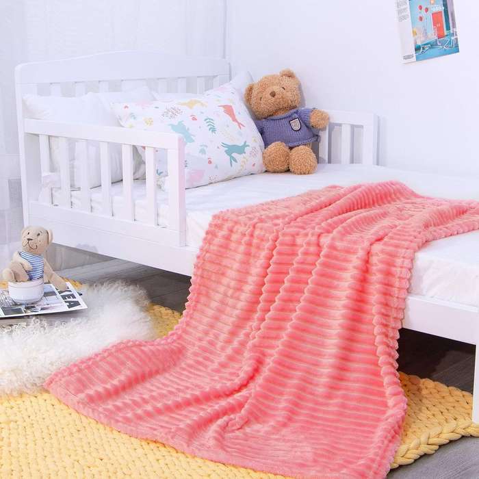Cozzy Fleece Quality Cover Throw Blanket - Pink