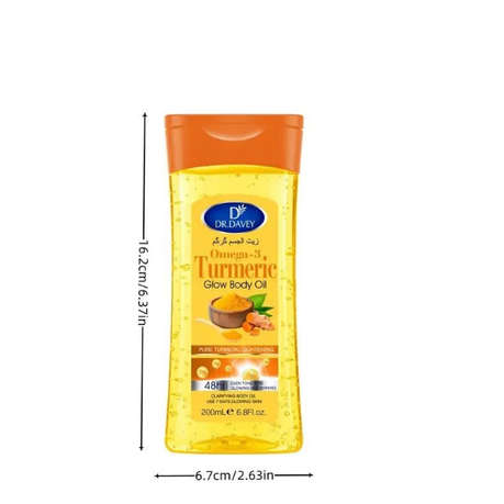 2 x Dr Davey Turmeric Omega-3 Glow Body