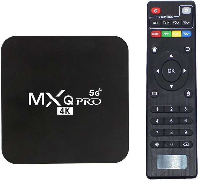 Android TV Box MXQPRO With Remote  -4K Live TV and Video 8GB DStv, Netflix, Disney+