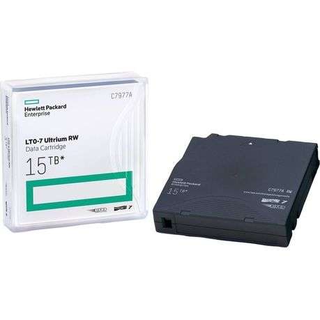 HPE LTO-7 Ultrium 15TB RW Data Cartridge - C7977A