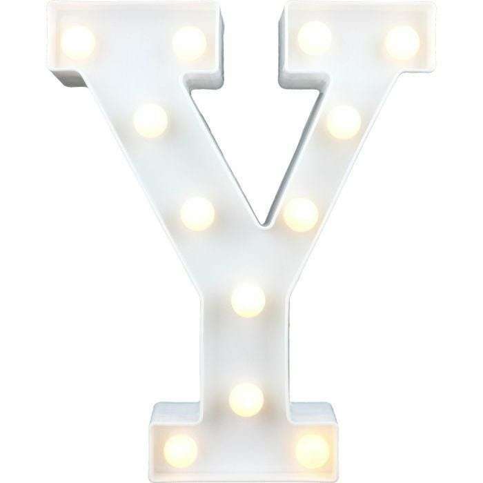 LED Letter Lights - Y