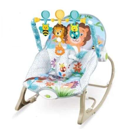 Atttw-Baby Infant-to-Toddler Rocker - grey
