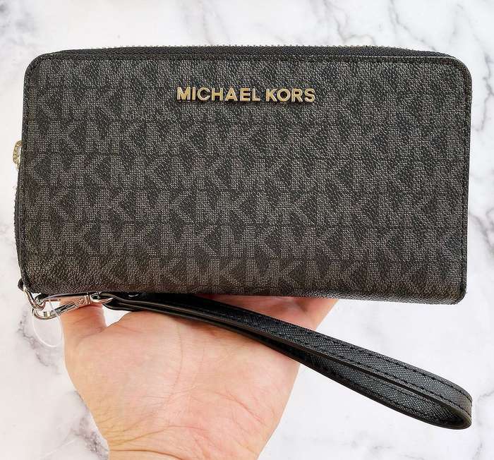 Michael Kors Jet Set Travel Flat Phone Case - Black