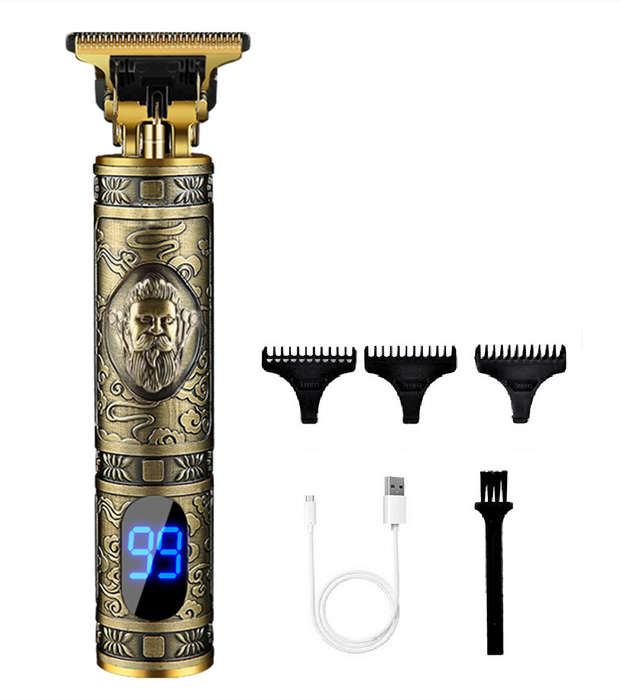 Professional LED Display Hair Clipper/Trimmer Electric Rechargeable