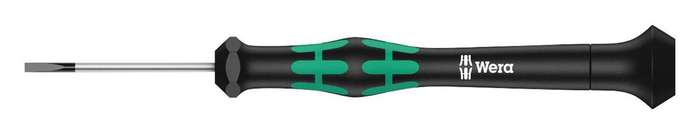 Wera (117991) Screwdriver, Slotted, Precision, 40 mm Blade, 1 mm Tip
