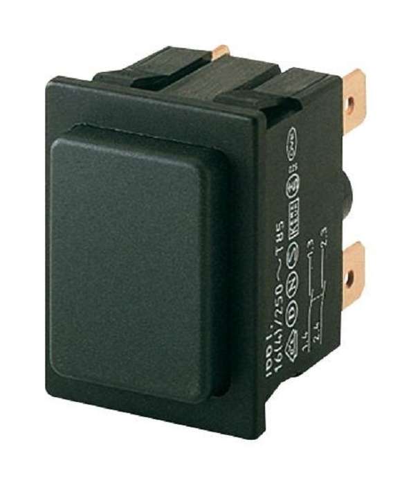 Marquardt (01661.0201-00) Pushbutton Switch, 1660, DPST, On-Off