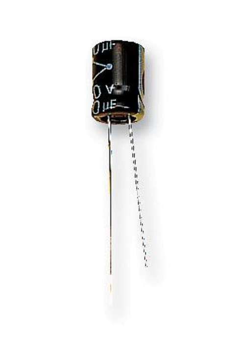 Multicomp Pro (MCGPR63V105M5X11) Electrolytic Capacitor, 1 µF, 63 V