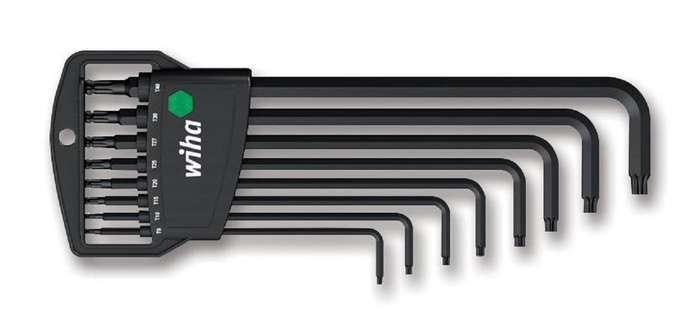 Wiha (366BE H8) Key Set, Torx, Ball End, 8 Piece