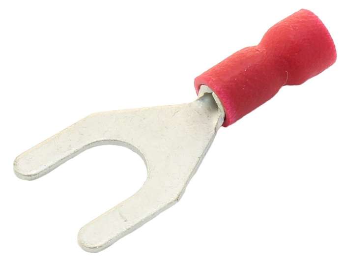 Multicomp Pro (SVES1-4) Fork / Spade Tongue Terminal, SVES, 22AWG, 1.5 mm²