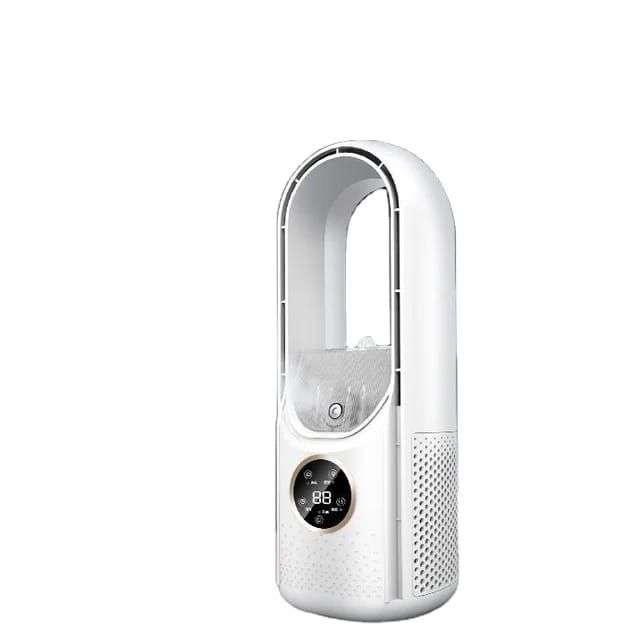 Bladeless Portable Table Fan Use Silent Water Mist Spray
