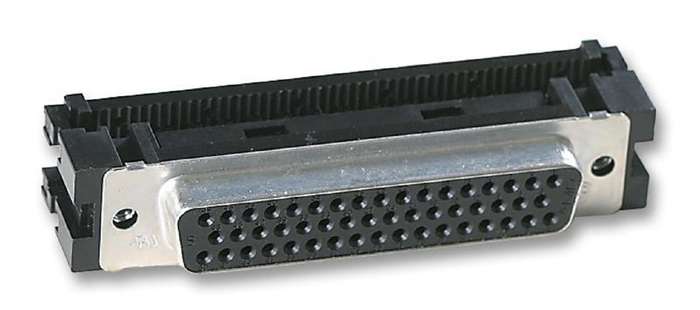 TE Connectivity (1658606-1) D Sub Connector, DB50, 50 Contacts, Receptacle
