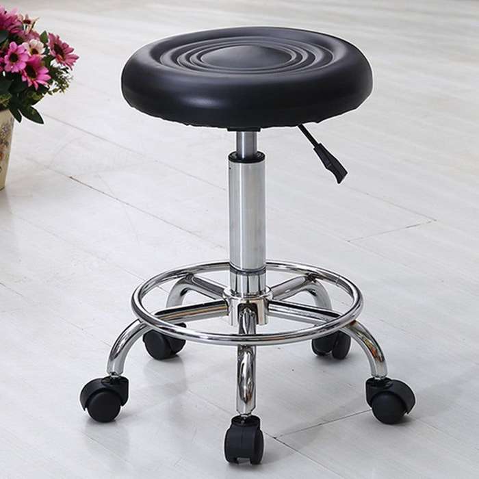 Adjustable Round Rolling Stool