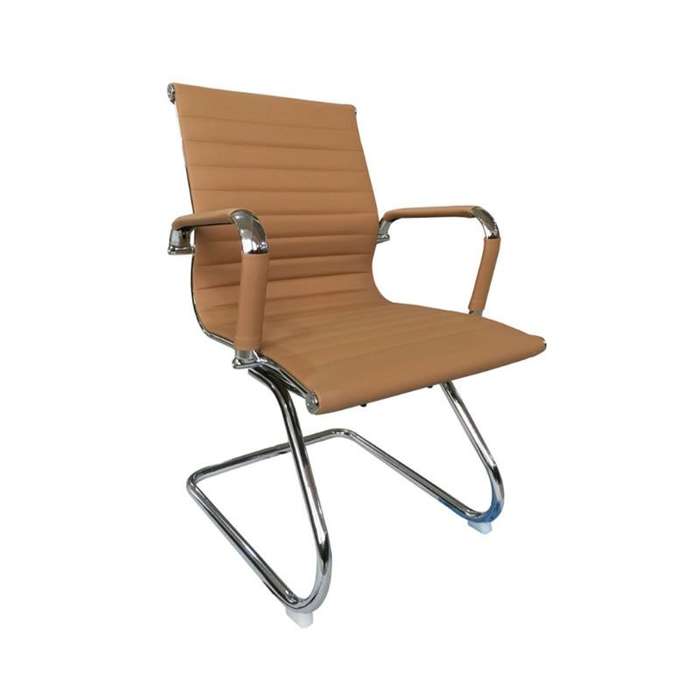 Medium Back Comfortable PU Leather Office Chair 818D-Black, Brown or White