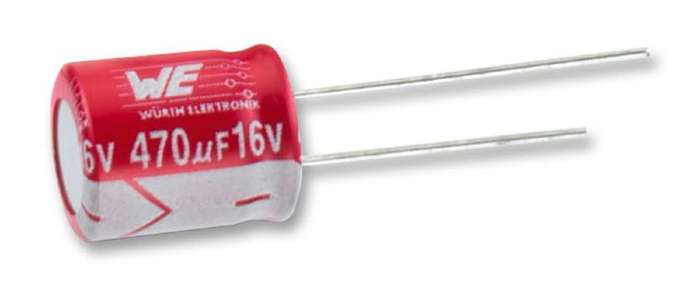 Wurth Elektronik (870025575007) Electrolytic Capacitor, 220 µF, 25 V