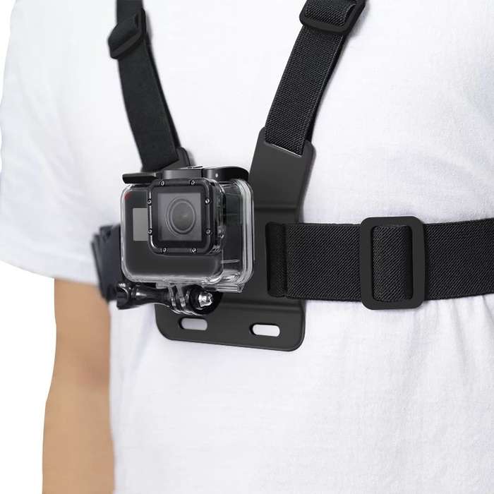 Universal Cell Phone Chest Mount Harness Strap Holder
