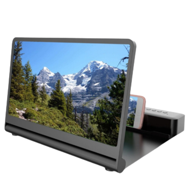 F12 6D Phone screen magnifier with bluetooth speaker