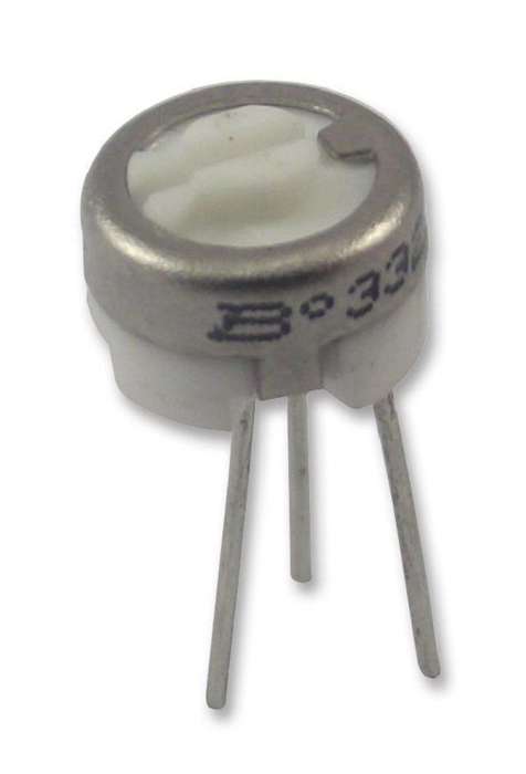 Bourns (3329H-1-104LF) Trimpot, Single Turn, Cermet, Top Adjust, 100 kohm