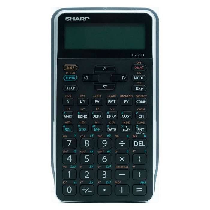 Sharp - EL-738XTB Business and Financial Calculator