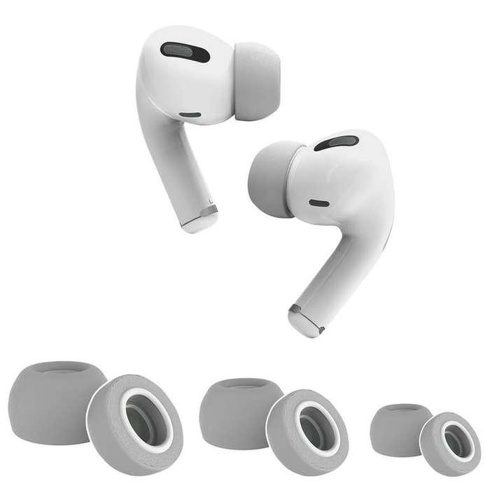 Airpod Pro Foam Tips- Grey