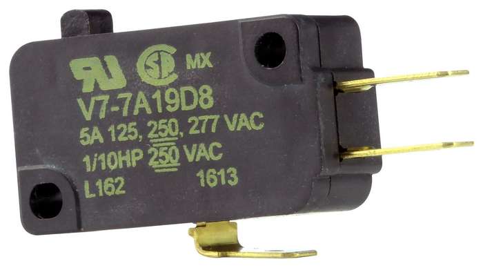 Honeywell (V7-7A19D8) Microswitch, Miniature, 5 A