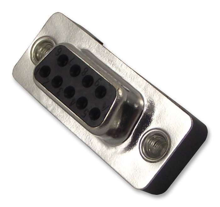 Amphenol (L77TSEG09SOL2RM5) D Sub Connector, DB9, Standard, Receptacle