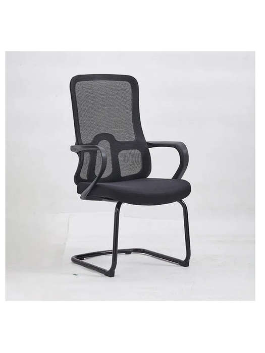 Visitor Office Chair - Breathable Mesh backrest-Black Colour