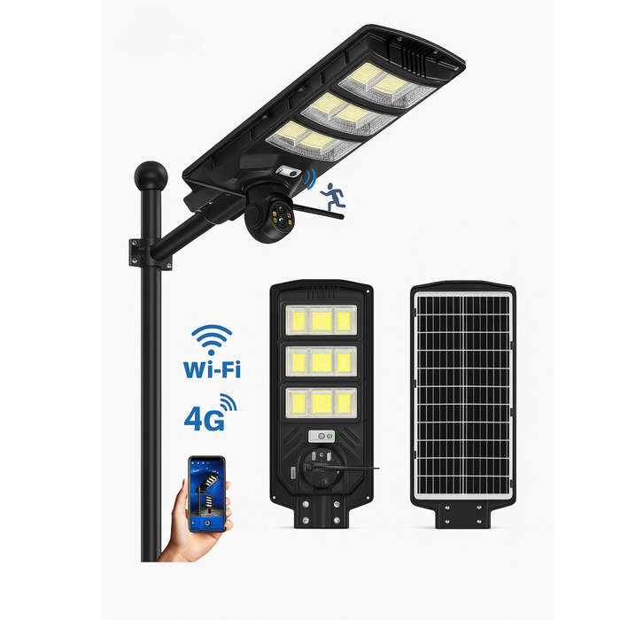 Solar Security Light - CCTV Camera with 4G