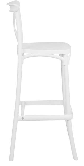 Classic Criss Cross Back Bar Stool-Black Or White-2 Pack