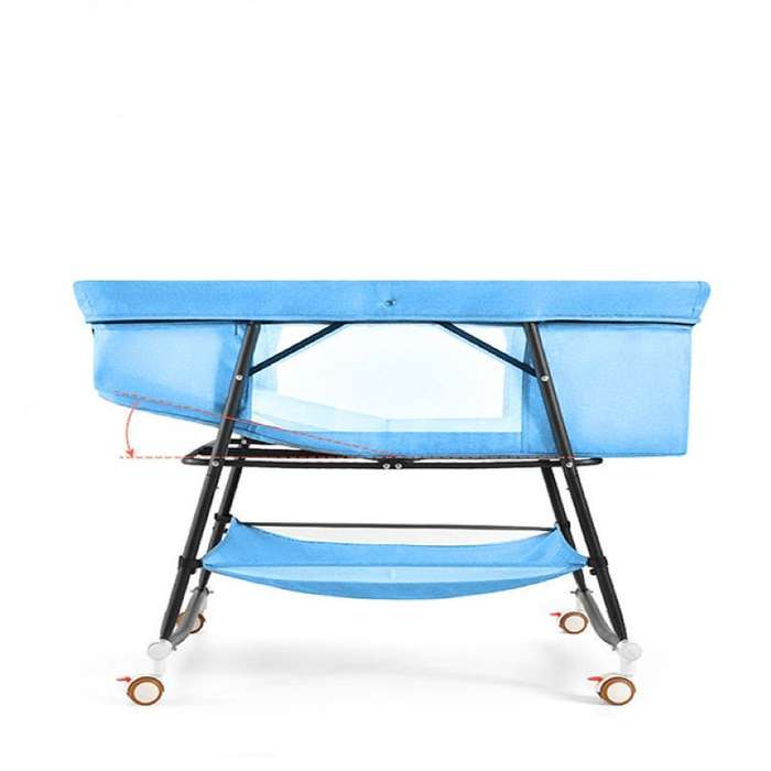 Baby Cradle Swing Crib (blue)