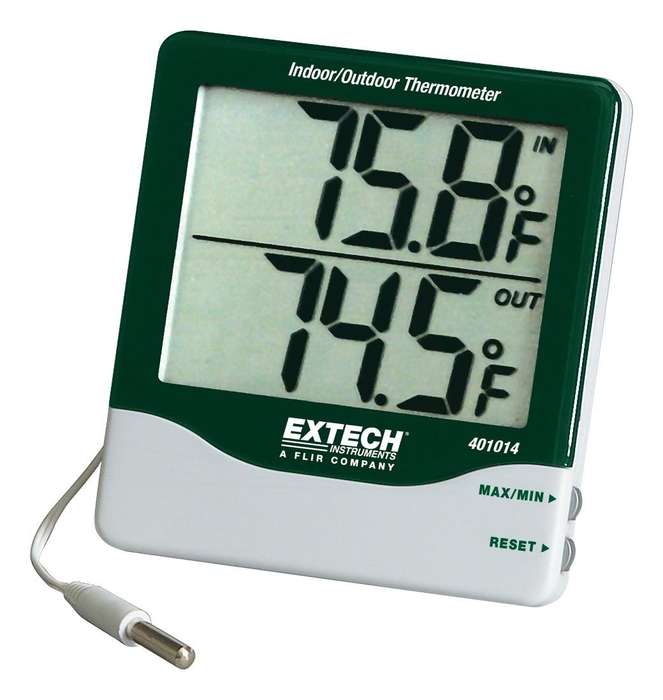Extech Instruments (401014) Big Digit Indoor/Outdoor Thermometer
