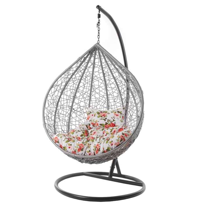 Hanging Chairs Patio / Garden / Balcony Swing Chairs - Grey Colour