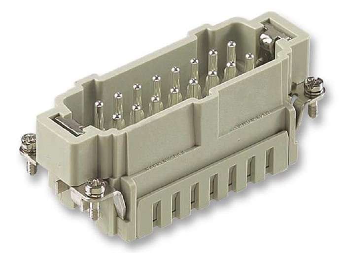Harting (09 33 016 2616) Heavy Duty Connector, 17 Contacts, 16B, Plug