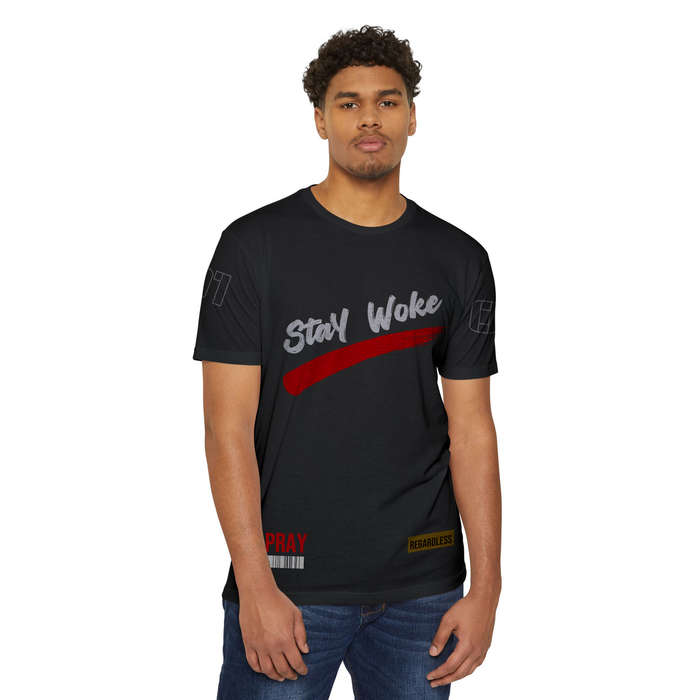 Staywoke unisex T-shirt - Black