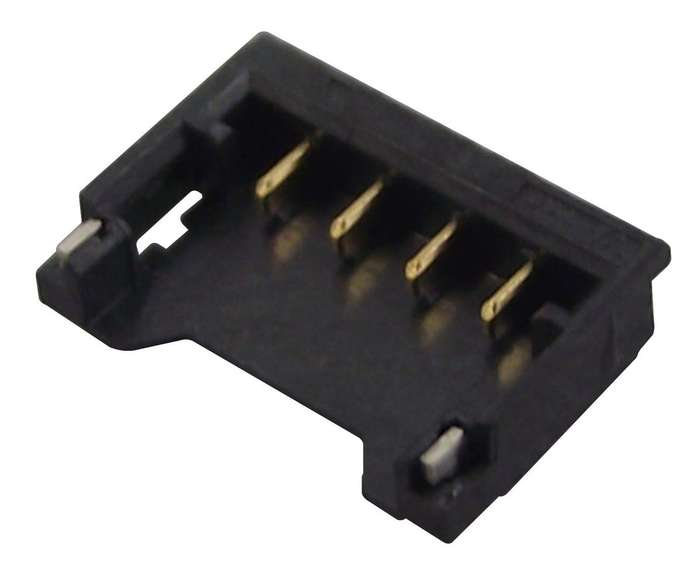 Molex (78171-0004) Pin Header, Signal, 1.2 mm, 1 Rows, 4 Contacts