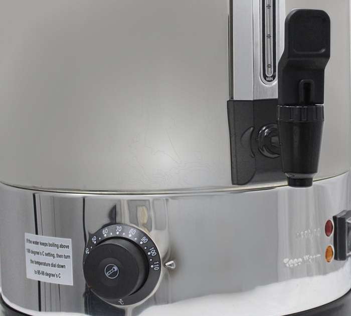 35Lts Electric Hot Water Urn - 147 Cup Warming and Boiler Unit