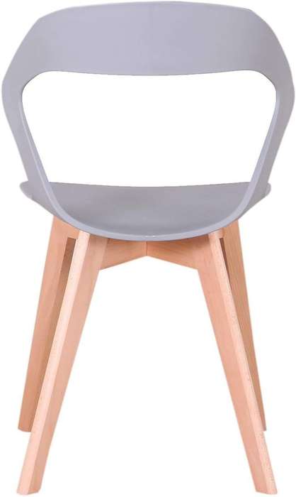 Plastic Kitchen Chair ine-1 Pack - Grey