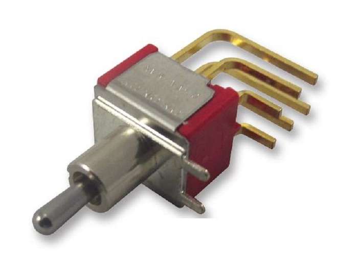 Multicomp Pro (1MD6T2B4M7RE) Toggle Switch, On-On-On, DPDT, Non Illuminated