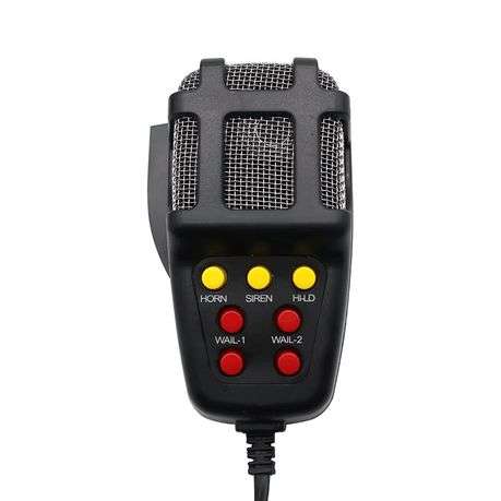 100W Electric 7 Sound Car Siren with Warnings and Microphone